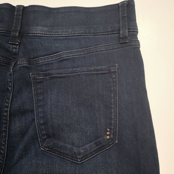 Rachel Rachel Roy Ladies Size 12/31 Dark Wash Slim Legs Blue Jeans - Picture 9 of 12